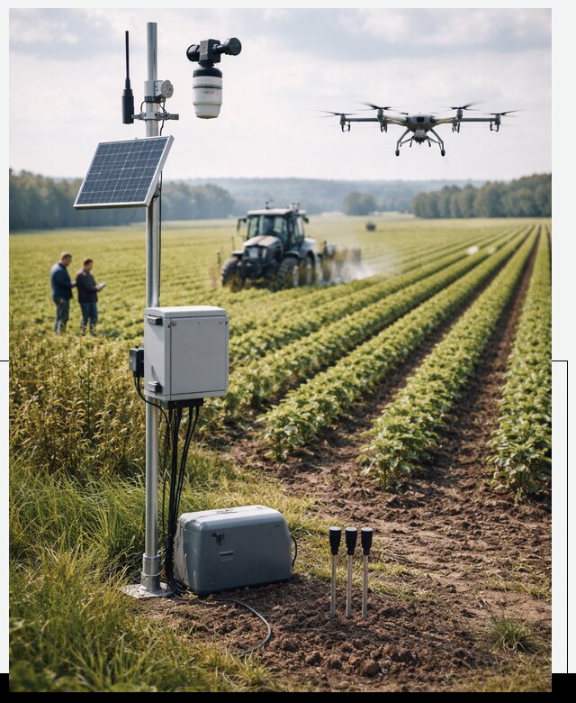 Разработка IoT мониторинга полей в Лениногорске от 8772 р. | АвикейЛнр