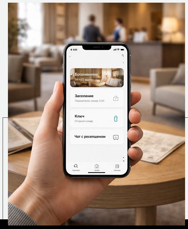 Мобильное приложение для гостей отеля в Лениногорске, управление сервисом